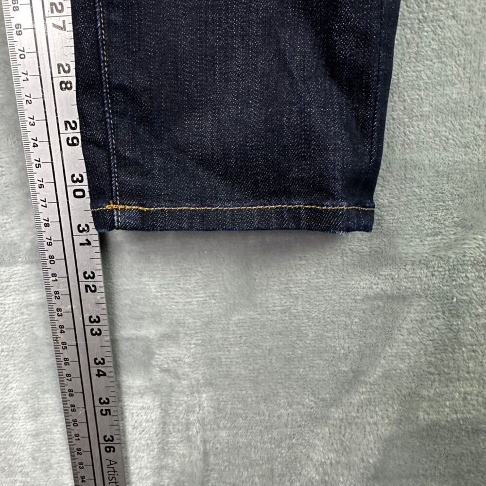Lucky Brand Dark Wash Ankle Skinny Jeans Made in USA Designer Denim Size 4/27 - Picture 7 of 14